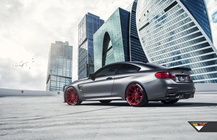  BMW M4 Coupe Frozen Gray by Vorsteiner 2016 года  (фото 2 из 5)